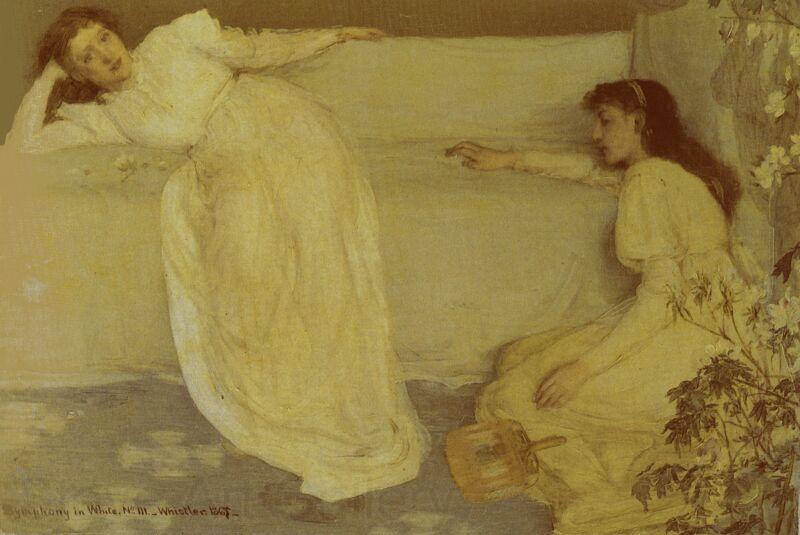 James Mcneill Whistler Symphonie in Wieb Nr. 3 Spain oil painting art